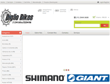 Tablet Screenshot of digaobikes.com.br